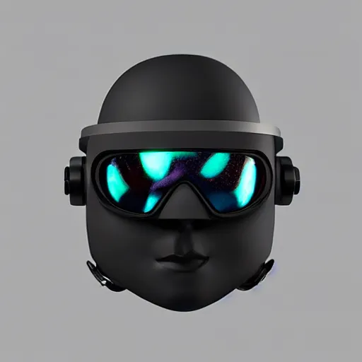 Image similar to bezoan head on the wall, stuffed animal in vr helmet, hyper - realistic, 4 k, unreal engine, highly detailed