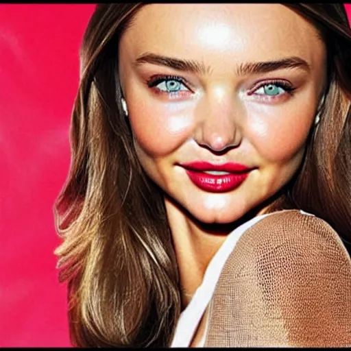 Prompt: miranda kerr as a chocolate