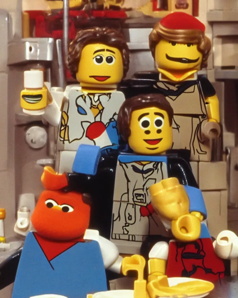 Image similar to lego danny devito, 1 9 7 8 sesame street