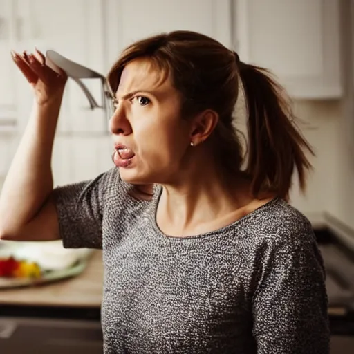 Image similar to indecisive wife thinking about what's for dinner