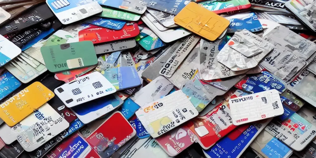 Image similar to an overwhelming pile of credit cards