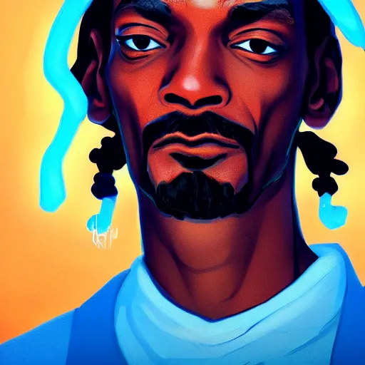 Image similar to ⁠portrait of Snoop Dogg , Karachi skyline background, rich vivid colors, ambient lighting, dynamic lighting, 4k, HQ, official media, anime key visual, makoto shinkai, ilya kuvshinov, lois van baarle, rossdraws, detailed, trending on artstation