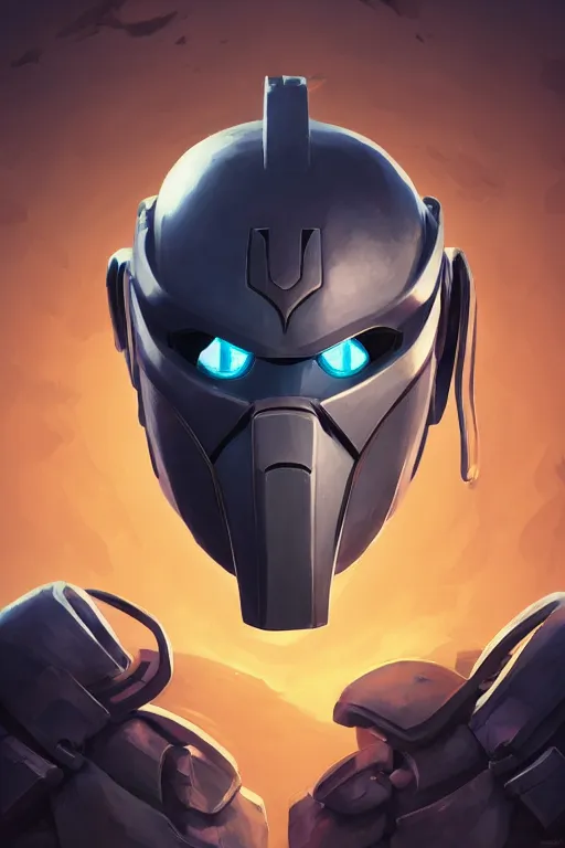 Image similar to epic mask helmet robot ninja portrait stylized as fornite style game design fanart by concept artist gervasio canda, behance hd by jesper ejsing, by rhads, makoto shinkai and lois van baarle, ilya kuvshinov, rossdraws global illumination radiating a glowing aura global illumination ray tracing hdr render in unreal engine 5