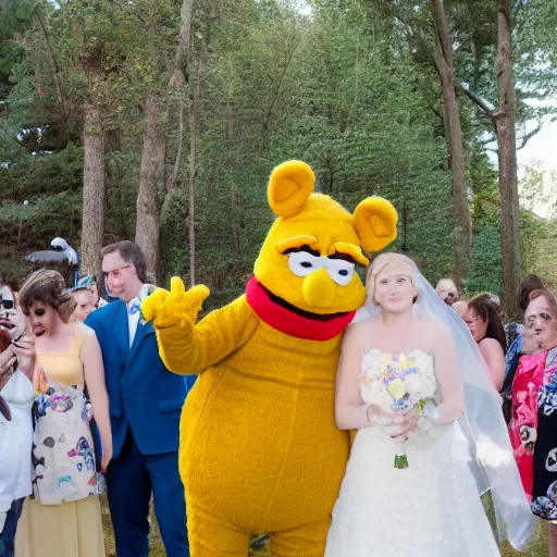 Image similar to Ernie and Bert getting married