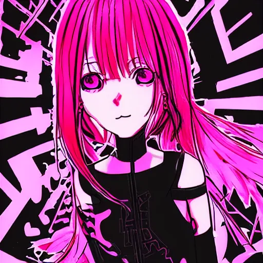 pink and black world, anime, future, cyberpunk | Stable Diffusion | OpenArt