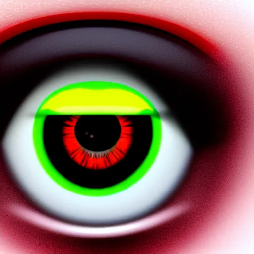 Prompt: close-up photo of a beautiful white eye with a Sharingan, Octane Render, 8k.