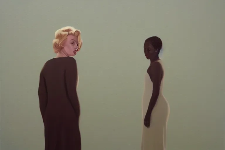 Image similar to portrait of merlyn monroe artwork by tim eitel