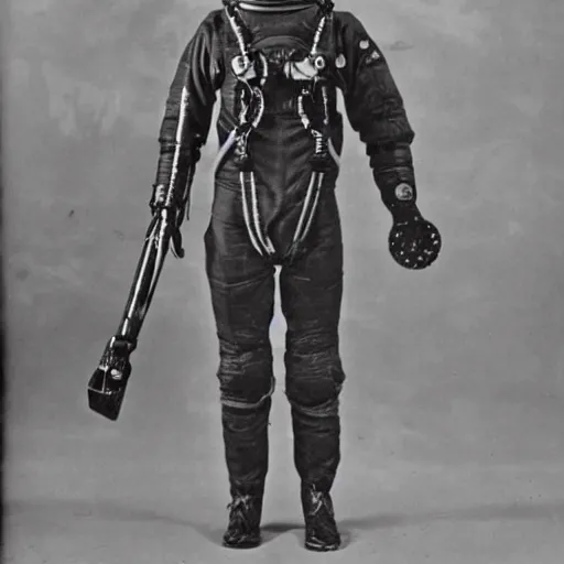 Image similar to photo of a diver wearing an old diving suit on the moon holding an electric guitar. detailed. old diving suit photos. detailed. colorized. posing like a rockstar