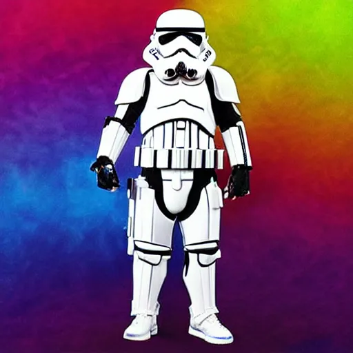 Prompt: “Lisa Frank Stormtrooper”