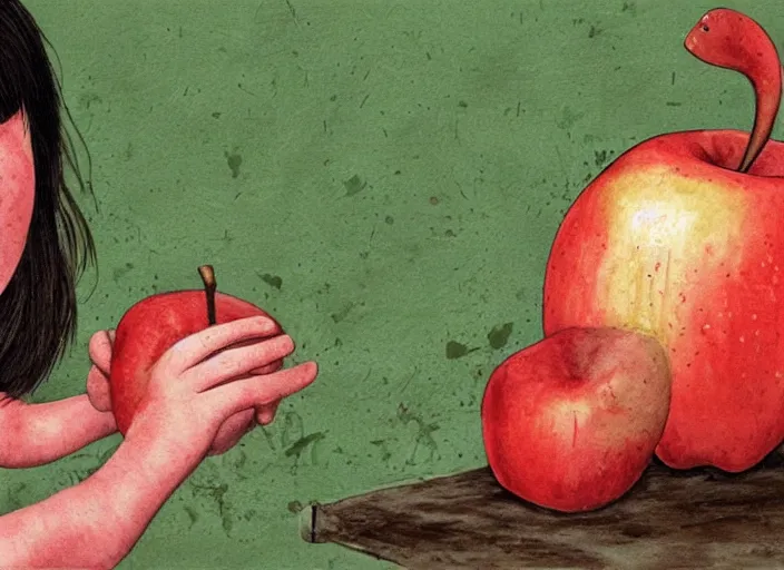 Image similar to a worm, the apple and the worm ( 2 0 0 9 )