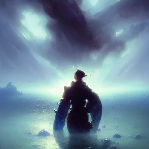 Image similar to ''cinematic shot'' portrait how it feel to slowly start to lose best friend atmosferic realistic dark made by ivan aivazovsky, peter mohrbacher, greg rutkowski volumetric light effect broad light oil painting painting fantasy art style sci - fi art style realism premium prints available artwork unreal engine