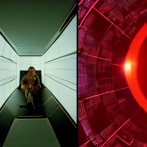 Image similar to movie stills of a remake of the movie 2001: a Space Odyssey, made in 2018 by Denis Villeneuve