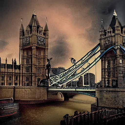 Image similar to of london a thousand years after the end of humanity artistic digital art