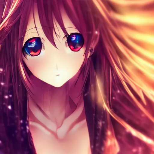 Image similar to Anime girl, HD anime, cinematic lighting, trending on Pixiv, wallpaper,