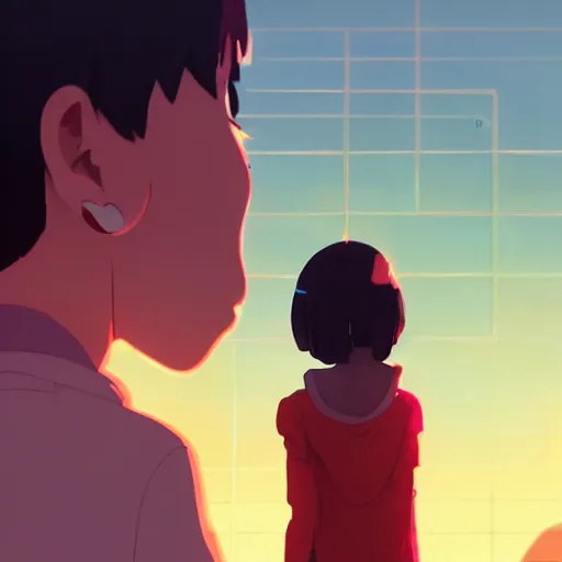 Image similar to within my reflection i see tears, for what i see is the truth, are my greatest fears, detailed, cory loftis, james gilleard, atey ghailan, makoto shinkai, goro fujita, studio ghibli, rim light, exquisite lighting, clear focus, very coherent, plain background