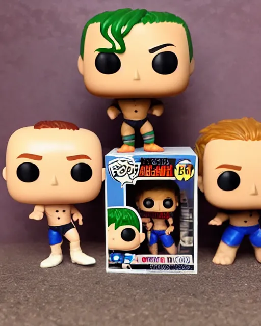 Image similar to Wrestler Funko Pop. Photographic, photography