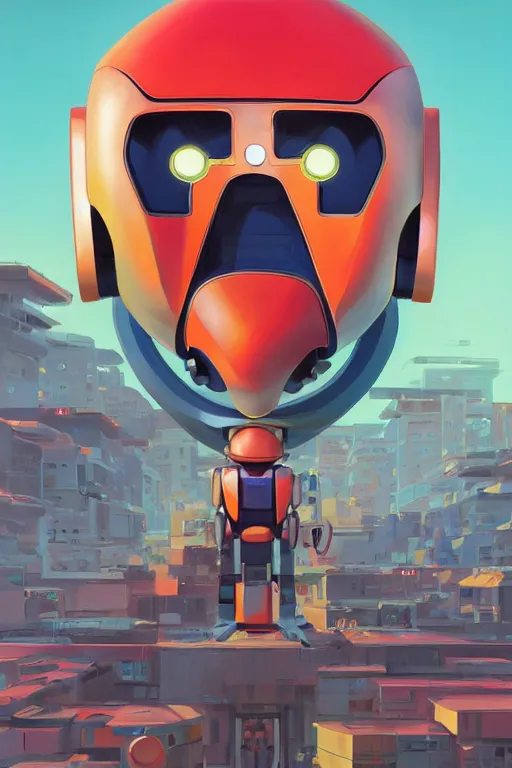 Image similar to metabots medabots medarotto medarot robot minimalist comics helmet mask neon cybereye, behance hd by jesper ejsing, by rhads, makoto shinkai and lois van baarle, ilya kuvshinov, rossdraws global illumination ray tracing hdr radiating a glowing aura