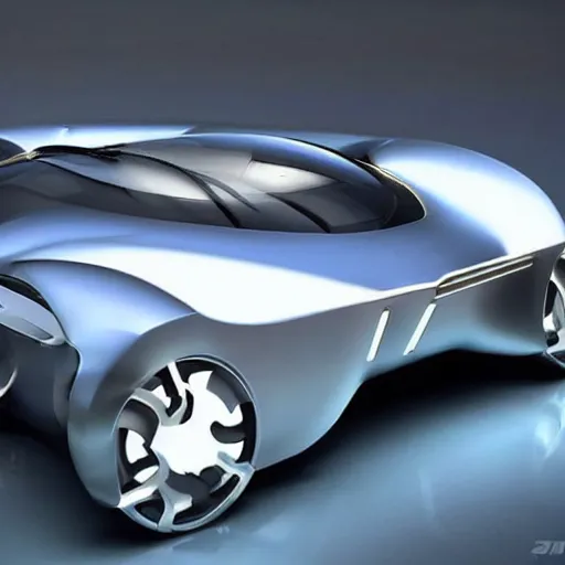 Prompt: futuristic concept car