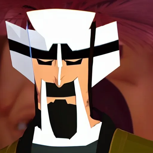 Image similar to samurai jack, highly detailed vfx portrait, unreal engine