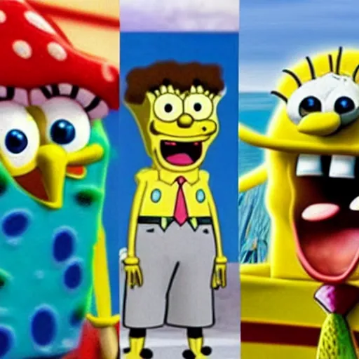 Image similar to spongebob in real life