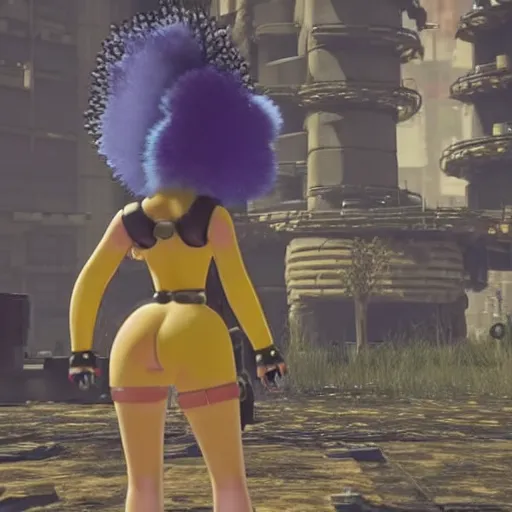 Prompt: marge simpson in nier automata