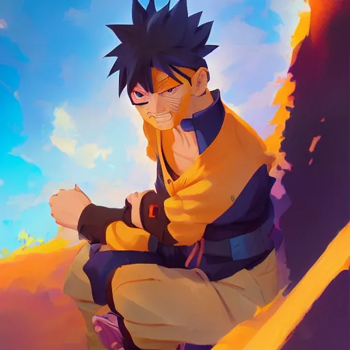 Image similar to hero world naruto, behance hd by jesper ejsing, by rhads, makoto shinkai and lois van baarle, ilya kuvshinov, rossdraws global illumination