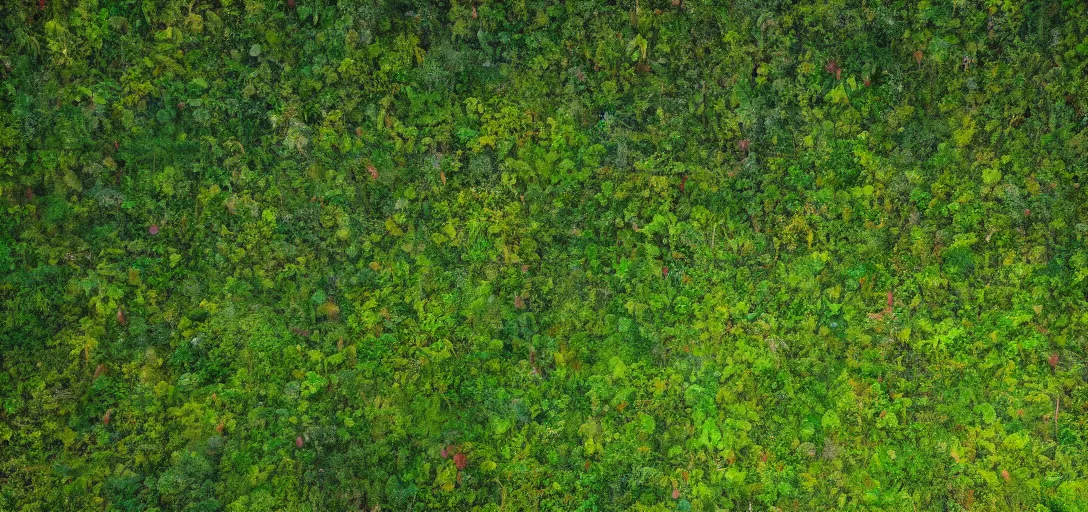 Prompt: a very high resolution image from a new movie. amazon forest made of plastic bags of different colors. photorealistic, photography, directed by anthony russo