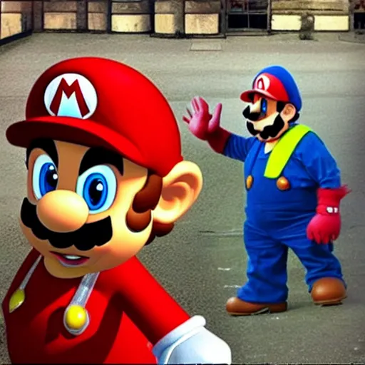 Image similar to Super Mario has hit rough times