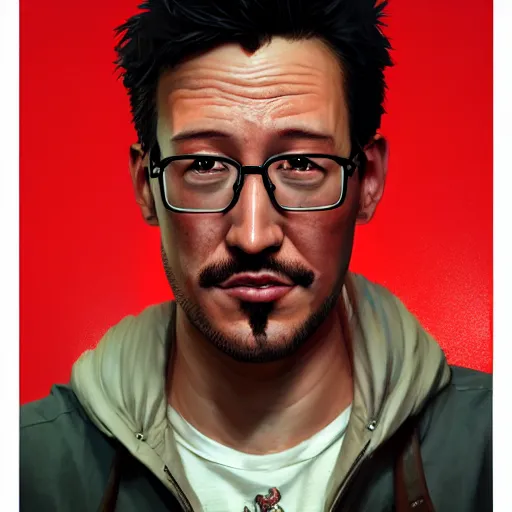 Prompt: highly detailed portrait of markiplier as a puppet in gta v, stephen bliss, unreal engine, fantasy art by greg rutkowski, loish, rhads, ferdinand knab, makoto shinkai and lois van baarle, ilya kuvshinov, rossdraws, tom bagshaw, global illumination, radiant light, detailed and intricate environment