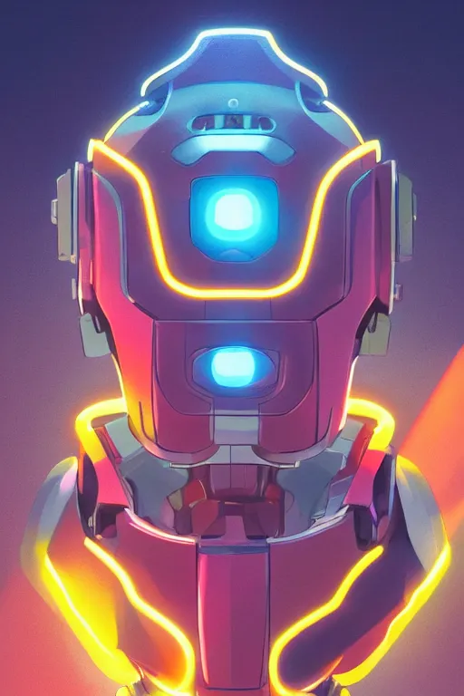 Image similar to metabots medabots medarotto medarot robot minimalist comics helmet mask neon cybereye, behance hd by jesper ejsing, by rhads, makoto shinkai and lois van baarle, ilya kuvshinov, rossdraws global illumination ray tracing hdr radiating a glowing aura