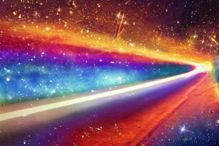 Image similar to travelling at the speed of the light through the universe