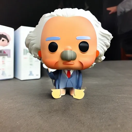 Prompt: albert einstein as a pop figure