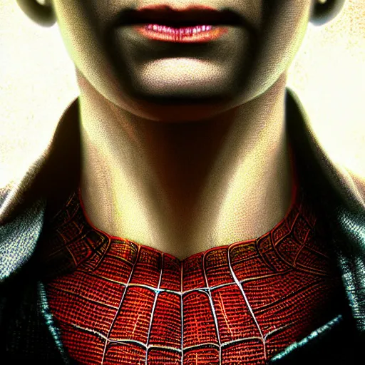 Image similar to Blend of Spiderman and Neo from Matrix, incredibly detailed, photorealistic, cinematic lighting, trending on artstation, 4k, hyperrealistic