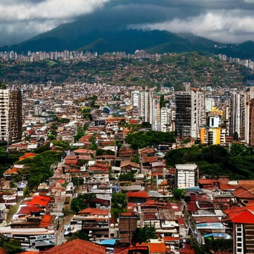 Image similar to a photo of a latin american city