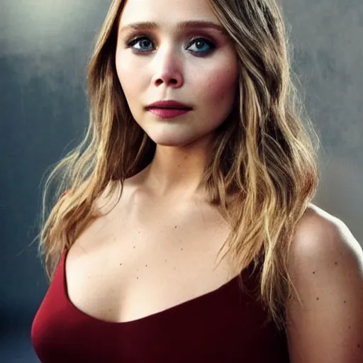 Image similar to elizabeth olsen mixed with jennifer lawrence