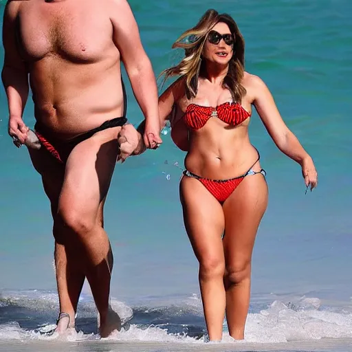 Image similar to donald trump as a bikini