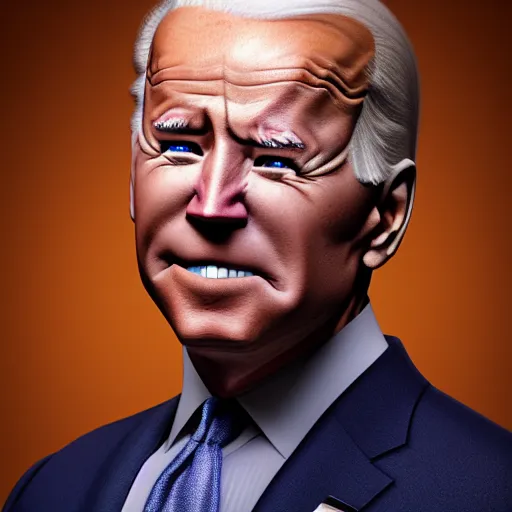 Prompt: joe biden as a super sayan at full power, photograph, 8 k, octane render, unreal 5, ultra detailed, super sharp and crispy.