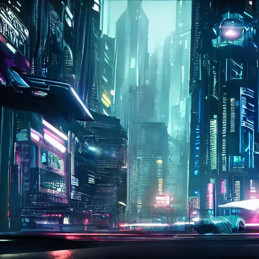 Prompt: cyberpunk city, cyberpunk car lamborgini counatch, blade runner style, visual by operator roger deakins, neill blomkamp, elysium, altered carbon style, extreamly detailed, ghost in the shell, by mamoru oshii