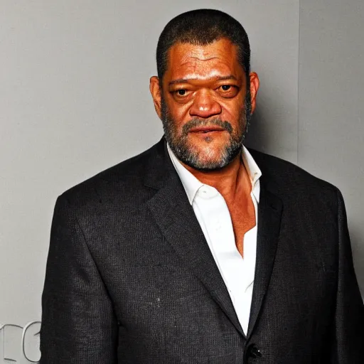 Image similar to laurence fishburne as a burnt fish