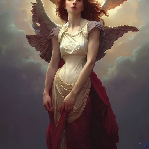 Prompt: hellscape watcher of clouds, intricate, elegant, highly detailed, digital painting, artstation, concept art, smooth, sharp focus, illustration, art by artgerm and greg rutkowski and alphonse mucha and william - adolphe bouguereau