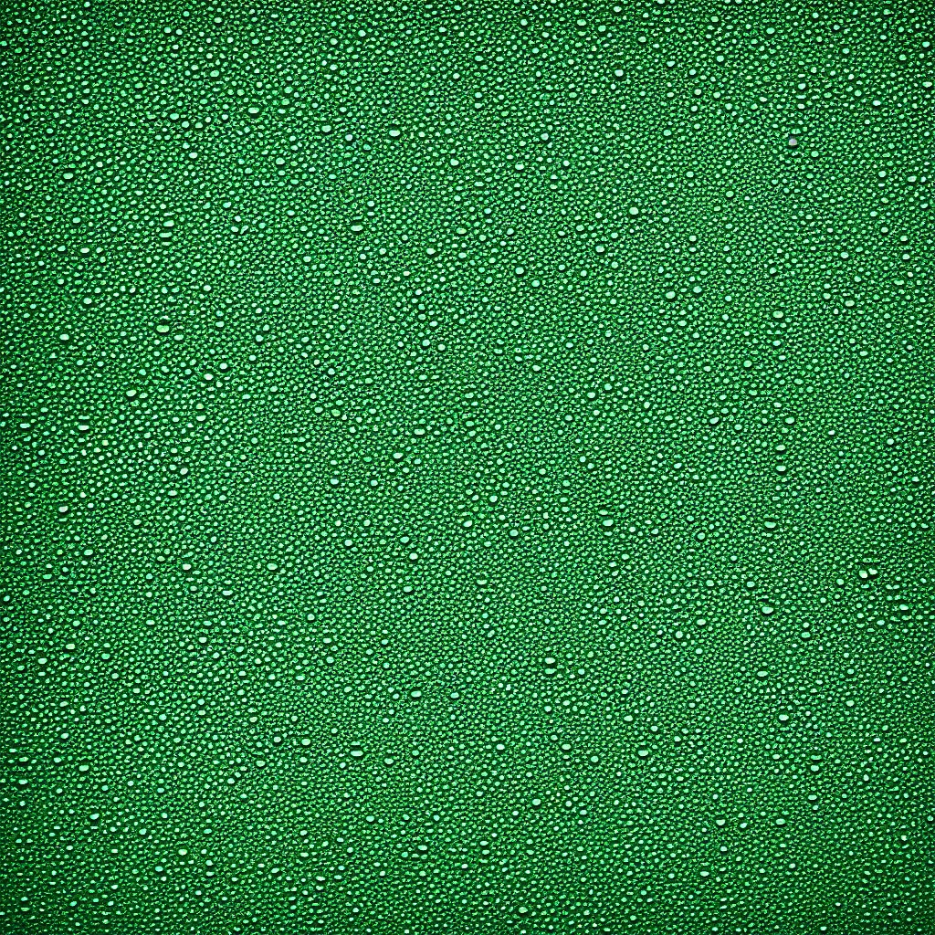 Image similar to raindrop texture on green wall, 8k