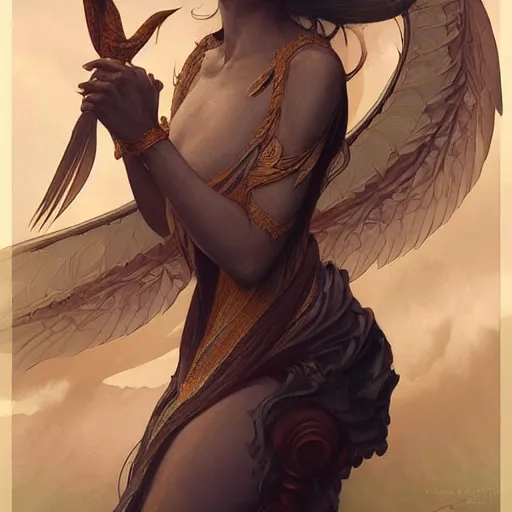 Image similar to quetzal, intricate, elegant, highly detailed, digital painting, artstation, concept art, matte, sharp focus, illustration, art by Artgerm and Greg Rutkowski and Alphonse Mucha