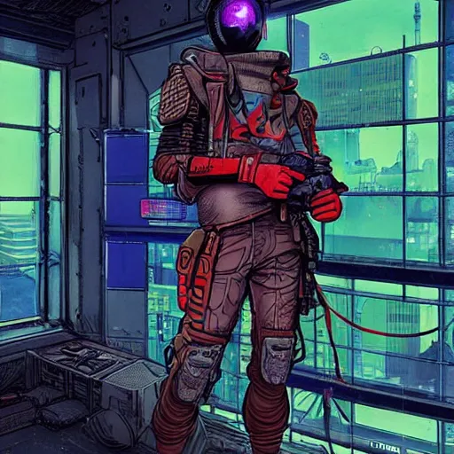 Prompt: ivan. Apex legends cyberpunk olympic athlete. Concept art by James Gurney and Mœbius.