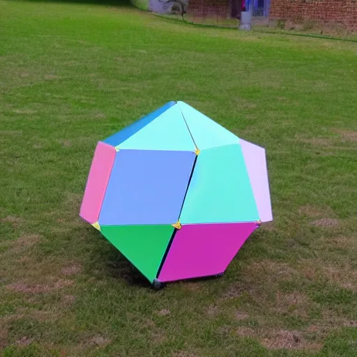 Image similar to an icosahedron