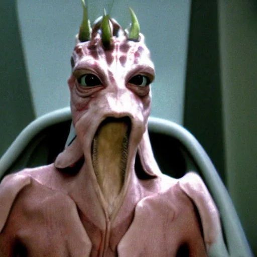 Prompt: jar jar binks character from star wars episode one