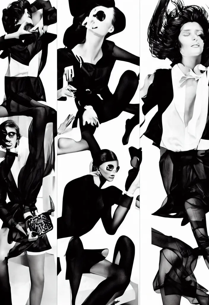 Image similar to Yves Saint Laurent advertising campaign