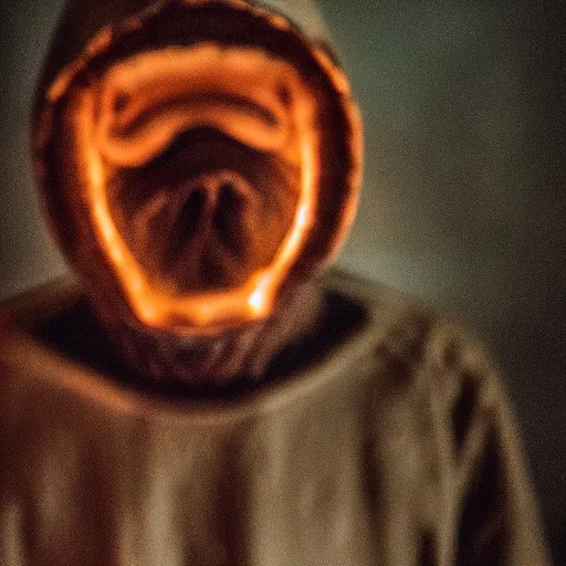 Image similar to turtle headed human, mugshot, sharp focus, dark lighting, smoke