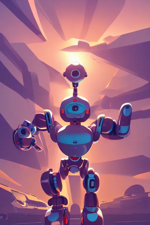 Image similar to metabots medabots medarotto medarot robot minimalist comics, behance hd by jesper ejsing, by rhads, makoto shinkai and lois van baarle, ilya kuvshinov, rossdraws global illumination ray tracing hdr radiating a glowing aura