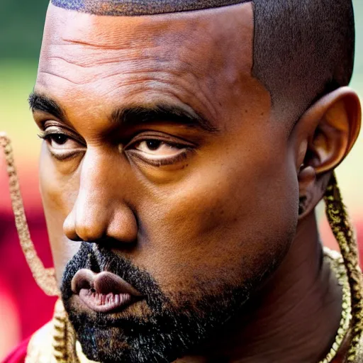 Image similar to Kanye West as Elrond, lotr stock photo, 4k, 85mm, f/8