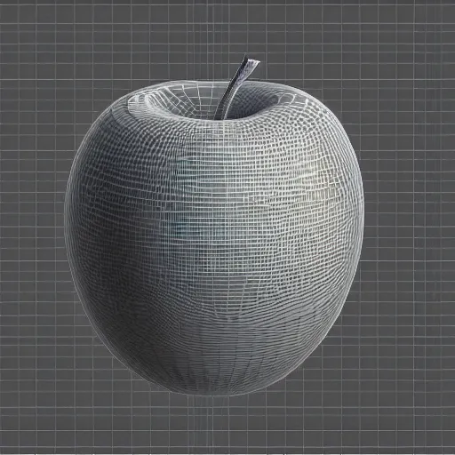 Prompt: “3d render of apple”